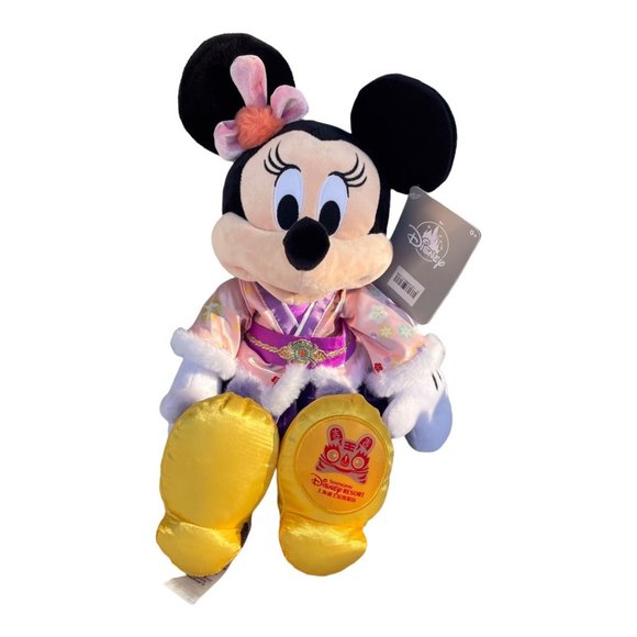 Disney Parks Lunar New Year 2022 Minnie Mouse Disney Shanghai Resort Plush - Picture 6 of 8